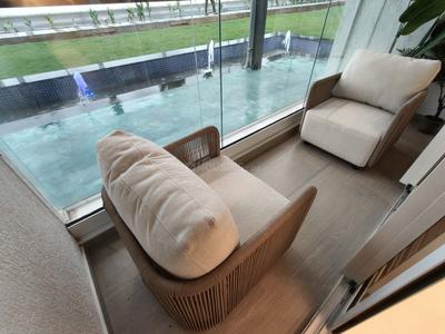 Balcony Image of 3400 Sq.ft 4 BHK Apartment / Flat for sale in Raheja Atlantis 1, Juinagar Navi Mumbai for Rs. 75000000