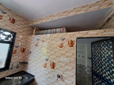 Kitchen Image of 320 Sq.ft 1 RK Builder Floor for rent in Airoli Navi Mumbai for Rs. 13000