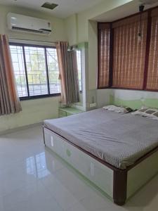 Bedroom Image of 1200 Sq.ft 2 BHK Apartment / Flat for rent in Shewalkar Lake View, Trimurti Nagar Nagpur for Rs. 35000