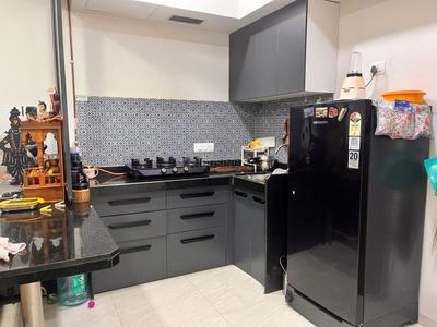 Kitchen Image of 450 Sq.ft 1 BHK Apartment / Flat for sale in Crown Lodha Quality Home Tower 2, Thane West Thane for Rs. 6200000