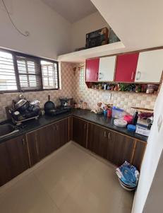 Kitchen Image of 800 Sq.ft 1 BHK Apartment / Flat for rent in Battarahalli Bengaluru for Rs. 15000
