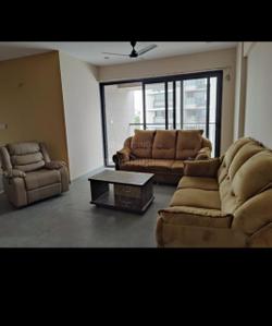 Hall Image of 1090 Sq.ft 3 BHK Apartment / Flat for rent in Lycka Life, Sola Ahmedabad for Rs. 50000