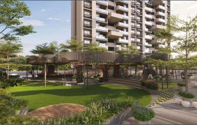 Image of 1575 Sq.ft 2 BHK Apartment / Flat for sale in MBA Om Height, Zundal, Ahmedabad for Rs. 6125000
