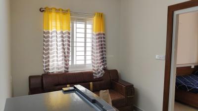 Living Room Image of 1200 Sq.ft 1 BHK Builder Floor for rent in BTM Layout Bengaluru for Rs. 33000