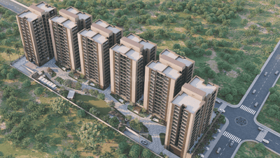 Image of 2106 Sq.ft 3 BHK Apartment / Flat for sale in PDPU Road, Gandhinagar for Rs. 9800000