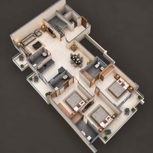 Image of 1420 Sq.ft 3 BHK Apartment / Flat for sale in Bicholi Hapsi, Indore for Rs. 17500000