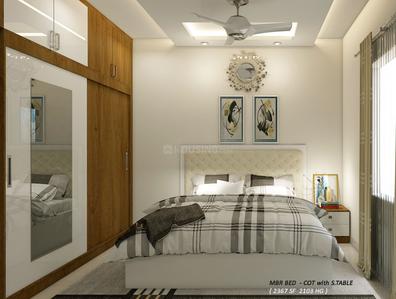Bedroom Image of 1719 Sq.ft 3 BHK Apartment / Flat for rent in Prestige Jindal City, Anchepalya Bengaluru for Rs. 55000
