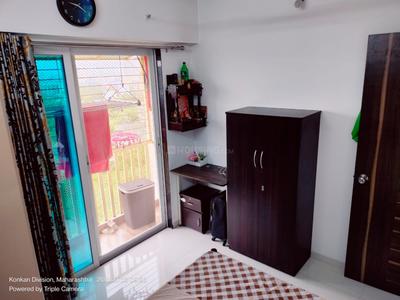 Bedroom Image of 970 Sq.ft 2 BHK Apartment / Flat for rent in Om Paraiso, Padle Gaon Thane for Rs. 22000