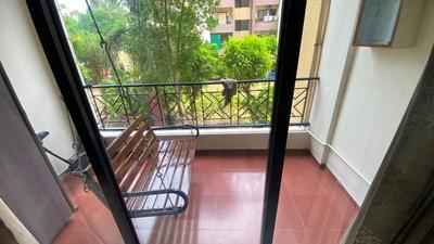 Balcony Image of 1100 Sq.ft 3 BHK Apartment / Flat for rent in Jodhpur Ahmedabad for Rs. 45000