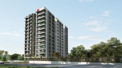 Image of 1241 Sq.ft 2 BHK Apartment / Flat for sale in Asset Butterflies, Kakkanad, Kochi for Rs. 9500000