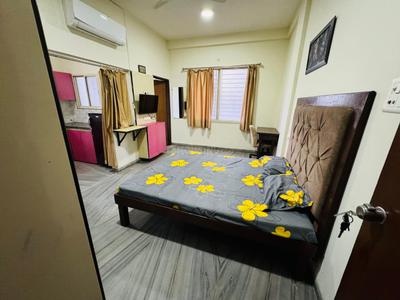 Bedroom Image of 250 Sq.ft 1 RK Builder Floor for rent in Mahalakshmi Nagar Indore for Rs. 12000