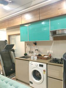 Kitchen Image of 300 Sq.ft 1 RK Apartment / Flat for rent in Hiranandani Solitaire B, Hiranandani Estate Thane for Rs. 28000