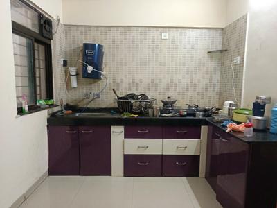 Kitchen Image of 900 Sq.ft 2 BHK Apartment / Flat for rent in Satyam Shivam Sundaram, Hadapsar Pune for Rs. 21000