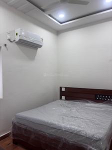 Bedroom Image of 600 Sq.ft 1 BHK Apartment / Flat for rent in Madhapur Hyderabad for Rs. 34000