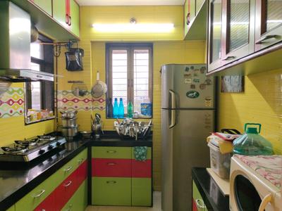 Kitchen Image of 1100 Sq.ft 2 BHK Apartment / Flat for sale in Swaraj Planet by Swaraj Group, Kopar Khairane Navi Mumbai for Rs. 13500000