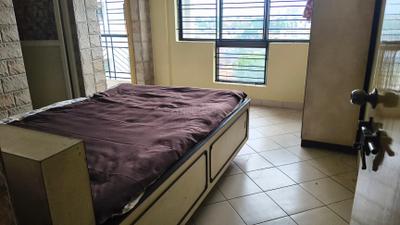 Bedroom Image of 1150 Sq.ft 3 BHK Apartment / Flat for rent in Diamond City West, Sarsuna Kolkata for Rs. 30000