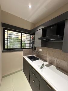 Kitchen Image of 670 Sq.ft 1 BHK Apartment / Flat for rent in Space Park I, Mahalakshmi Nagar Indore for Rs. 22000