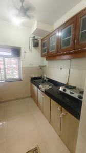 Kitchen Image of 490 Sq.ft 1 BHK Apartment / Flat for rent in Kalpataru Hills, Thane West Thane for Rs. 30000