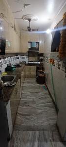 Kitchen Image of 650 Sq.ft 2 BHK Builder Floor for rent in Mahavir Enclave New Delhi for Rs. 24000
