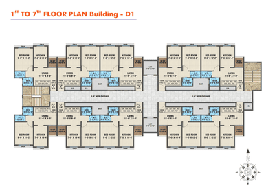 Image of 632 Sq.ft 1 BHK Apartment / Flat for sale in Arihant Amisha Phase III, Taloja, Navi Mumbai for Rs. 2800000