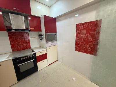 Kitchen Image of 1350 Sq.ft 3 BHK Apartment / Flat for rent in Rosa Bella, Hiranandani Estate Thane for Rs. 65000