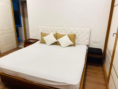 Bedroom Image of 1100 Sq.ft 2 BHK Apartment / Flat for rent in Adani Aangan, Shantigram Ahmedabad for Rs. 28500