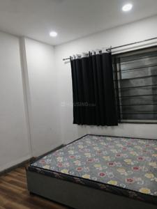 Bedroom Image of 1500 Sq.ft 1 BHK Builder Floor for rent in Mahalakshmi Nagar Indore for Rs. 16500