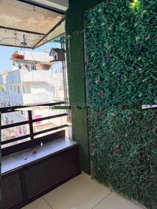 Balcony Image of 1200 Sq.ft 3 BHK Apartment / Flat for rent in New Gotri Vadodara for Rs. 32000