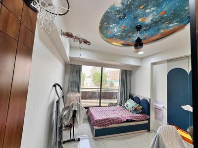 Bedroom Image of 1845 Sq.ft 3 BHK Apartment / Flat for rent in Parmeshwar Nilayam, Tragad Ahmedabad for Rs. 30000