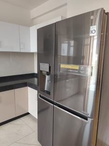 Kitchen Image of 2450 Sq.ft 4 BHK Apartment / Flat for sale in Rishita Manhattan, Gomti Nagar Lucknow for Rs. 24000000