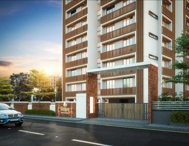 Image of 845 Sq.ft 3 BHK Apartment / Flat for sale in Vishwam Residency, Gotri, Vadodara for Rs. 5500000