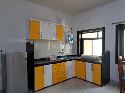 Kitchen Image of 1400 Sq.ft 2 BHK Builder Floor for rent in Basni Jodhpur for Rs. 20000