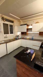 Kitchen Image of 1700 Sq.ft 3 BHK Apartment / Flat for rent in Arsha Sumangalam, Vrindavan Yojana Lucknow for Rs. 45000
