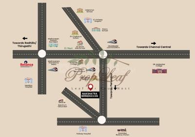 Image of 660 Sq.ft 1 BHK Apartment / Flat for sale in Perambur, Chennai for Rs. 6072000