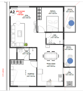 Image of 1320 Sq.ft 3 BHK Apartment / Flat for sale in Banaswadi, Bengaluru for Rs. 14000000