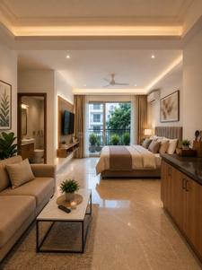 Hall Image of 1500 Sq.ft 1 RK Builder Floor for rent in Sector 51 Gurgaon for Rs. 30000