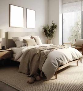 Bedroom Image of 1341 Sq.ft 3 BHK Apartment / Flat for sale in Saniket The Rising Phase 2, Kiwale Pune for Rs. 10300000