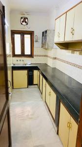 Kitchen Image of 1800 Sq.ft 2 BHK Builder Floor for rent in Green Park New Delhi for Rs. 70000