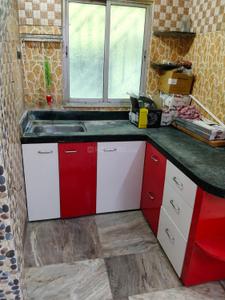 Kitchen Image of 550 Sq.ft 1.5 BHK Apartment / Flat for rent in Airport Gate no. 1 Kolkata for Rs. 8000
