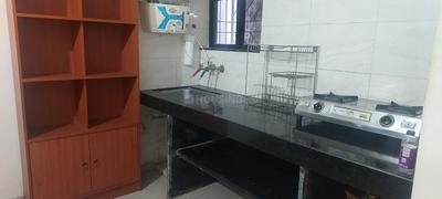 Kitchen Image of 600 Sq.ft 1 BHK Apartment / Flat for rent in Mundhwa Pune for Rs. 25000