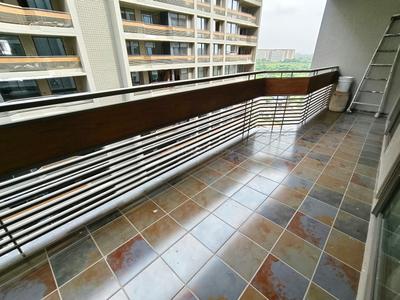 Balcony Image of 2412 Sq.ft 3 BHK Apartment / Flat for rent in Saamarth H7, PDPU Road Gandhinagar for Rs. 55000