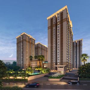 Image of 1050 Sq.ft 2 BHK Apartment / Flat for sale in Pacifica Hillcrest, Financial District, Hyderabad for Rs. 10500000