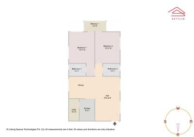 Image of 1100 Sq.ft 2 BHK Apartment / Flat for sale in Aristo 8 Cross Road Hoysala Nagar Ramamurthy Nagar by Lloyds Realty, Ramamurthy Nagar, Bengaluru for Rs. 8700000