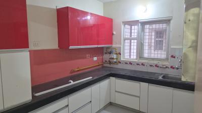 Kitchen Image of 1440 Sq.ft 3 BHK Apartment / Flat for rent in UPAVP Ganga Yamuna And Hindon Enclave, Siddharth Vihar Ghaziabad for Rs. 31000
