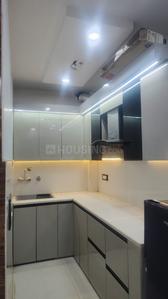 Kitchen Image of 660 Sq.ft 2 BHK Builder Floor for rent in Saarthi Affordable Homes, Uttam Nagar New Delhi for Rs. 26000