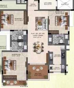Image of 1499 Sq.ft 3 BHK Apartment / Flat for sale in Mylapore, Chennai for Rs. 31800000