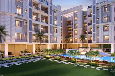 Image of 650 Sq.ft 2 BHK Apartment / Flat for sale in Astha , Rajarhat, Kolkata for Rs. 3500000