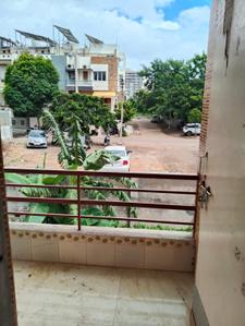 Balcony Image of 800 Sq.ft 3 BHK Duplex for rent in Nana Mava Rajkot for Rs. 13000