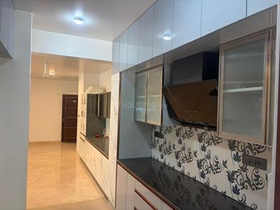 Kitchen Image of 2500 Sq.ft 3 BHK Apartment / Flat for rent in Halasuru Bengaluru for Rs. 125000