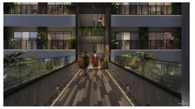 Balcony Image of 1418 Sq.ft 4 BHK Apartment / Flat for sale in The Gardenia, Ghangapatna Bhubaneswar for Rs. 12400000